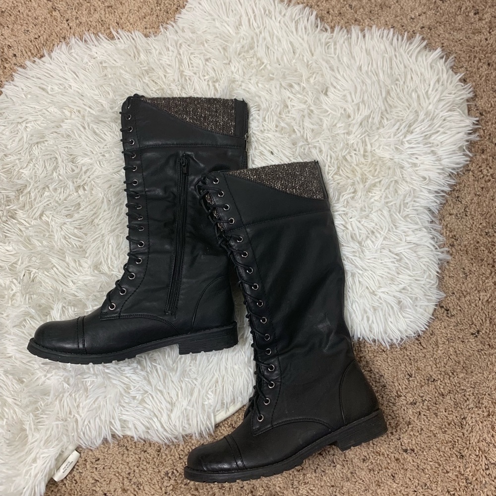 Charlotte Russe combat boots *euc*